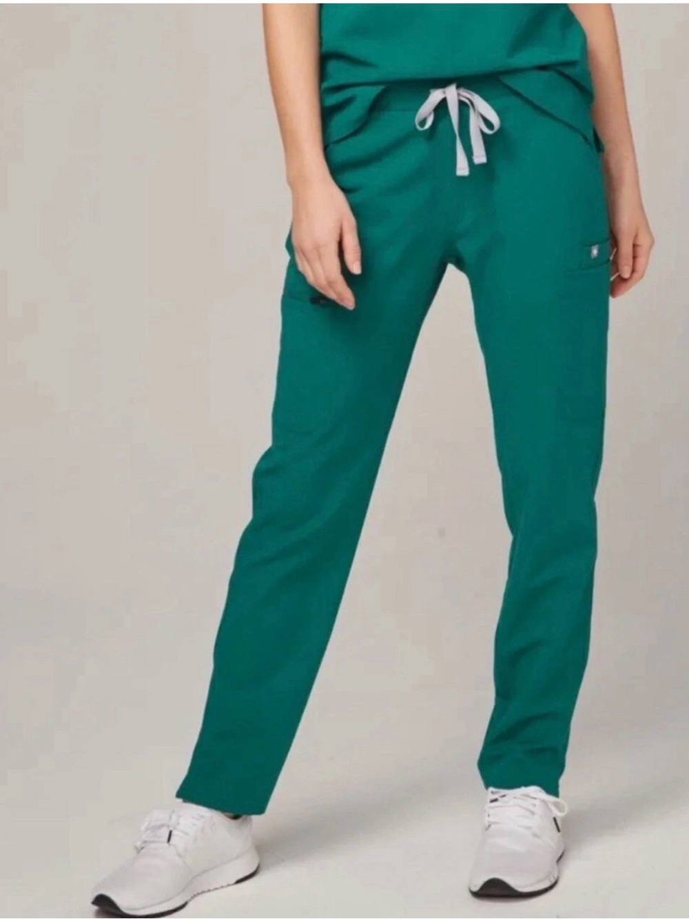 Figs Teal Drawstring Track Pants scrubs Size S/T